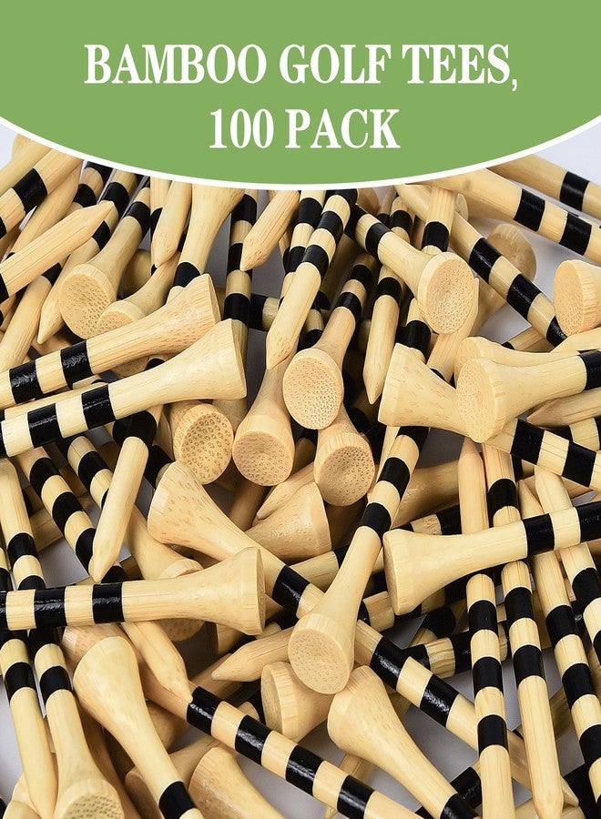 Seticek Natrual Wooden 3-1/4" Golf Tees 100 Pack,Biodegradable Bamboo Golf Tees,More Sturdy and Stable,Natural Color - Image 3