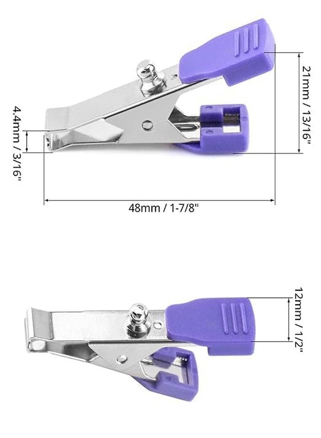 VSUREMED Veterinary Electrode Clips, 5 Pack Universal Accurate EKG/ECG Limb Clip Multi-Function Clamp Adapters for Electrode Resting Tabs, Snap Pinch Needle Banana - Image 3
