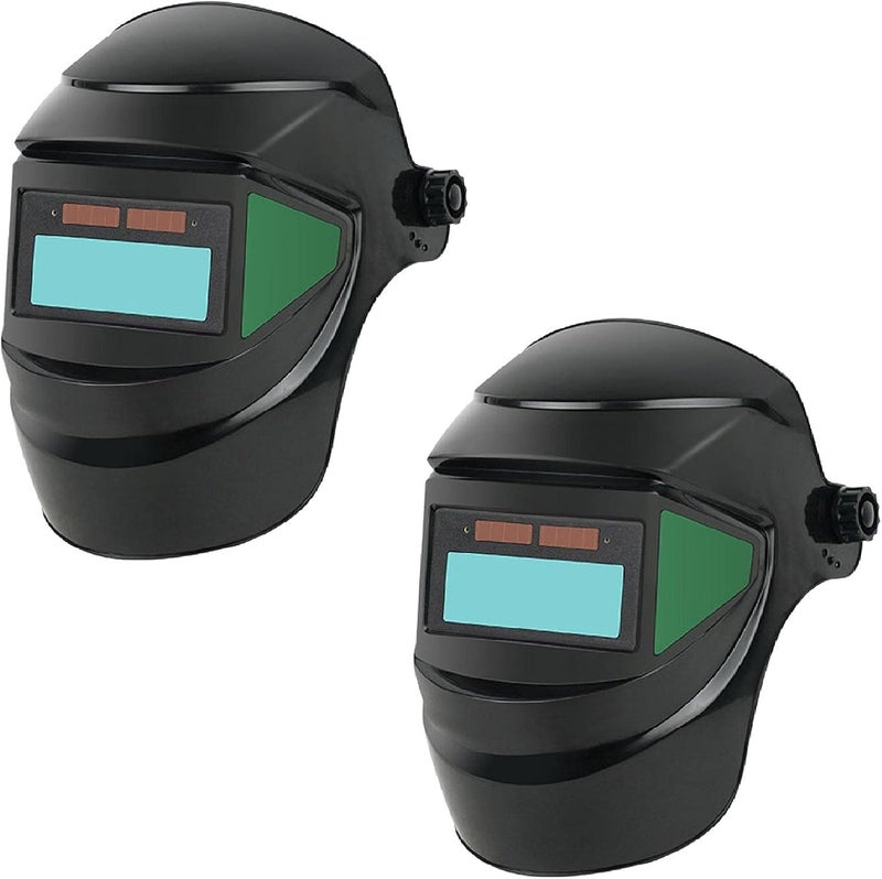 klarako 2X Solar Large View Welding Helmet Auto Darkening Welding Mask True Color Shade - Image 1