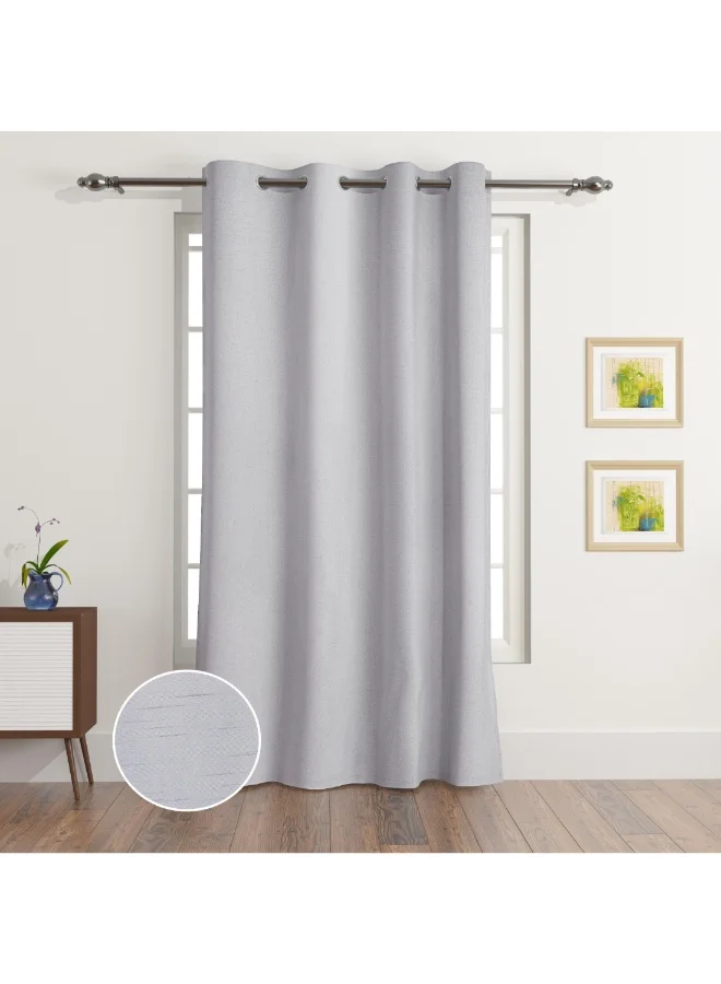 Home Box Amity Dupioni Extra Long Single Curtain 140 X 300 Cm
