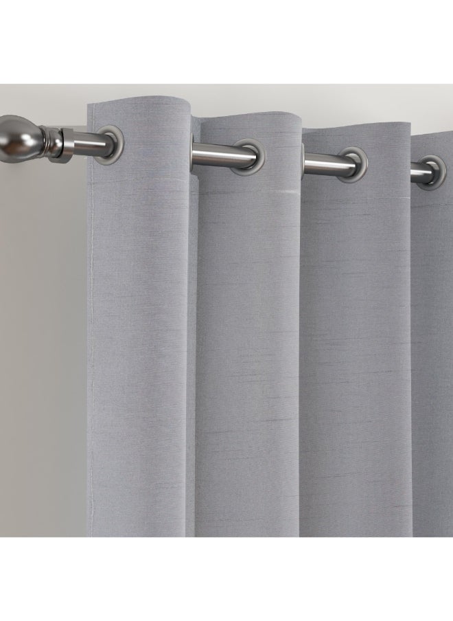 Home Box - Amity Dupioni Extra Long Single Curtain 140 X 300 Cm - Image 1