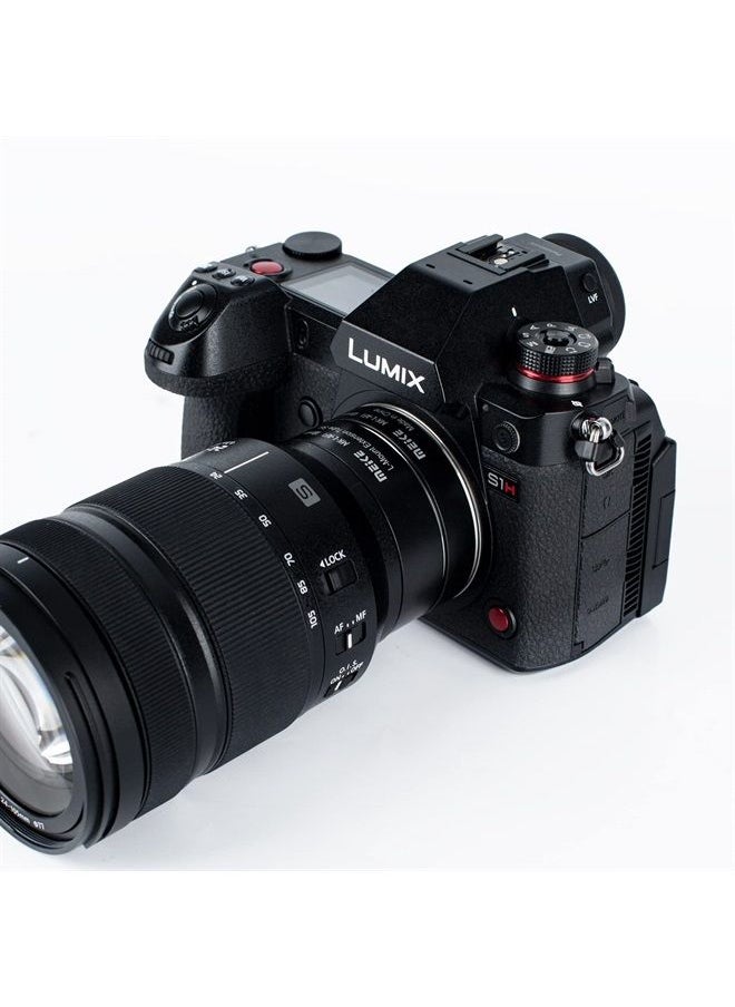 Meike - L-AF1 Metal Auto Focus Macro Extension Tube Adapter Ring (13mm+18mm) for Panasonic Lumix Sigma Leica L-Mount Mirrorless Camera Such as S1 S1R S1H S5 FP - Image 1