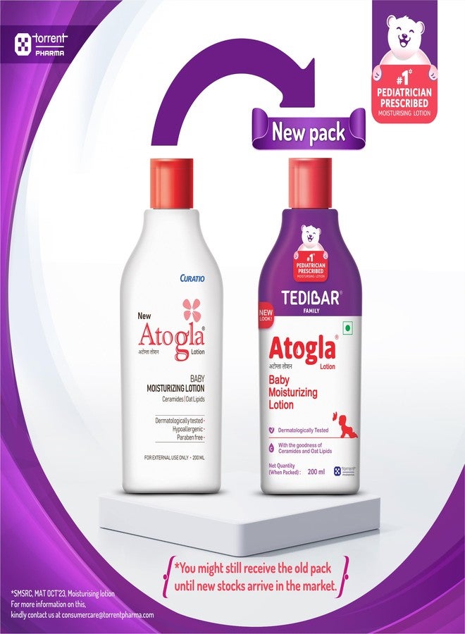 TEDIBAR Atogla Baby Cream 100g (Pack of 2) from Tedibar Family | Advanced Gentle Moisturising Cream for Baby - By Torrent Pharma - Image 4