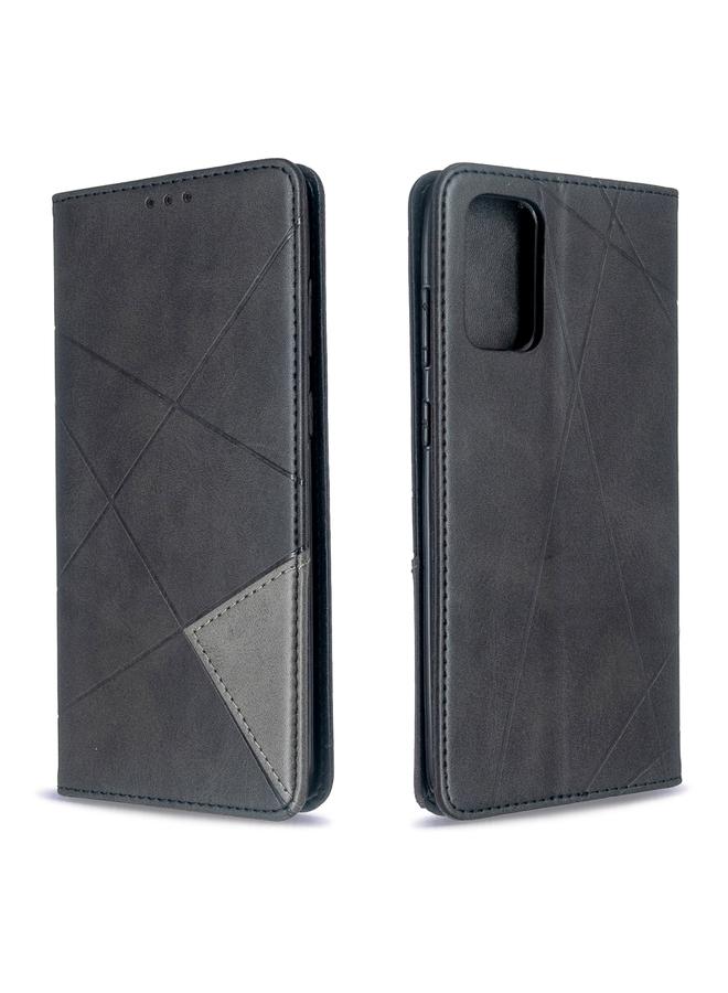 Zaboon Case For Galaxy S20+ Rhombus Texture Horizontal Flip Magnetic Leather Case with Holder & Card Slots - Image 1