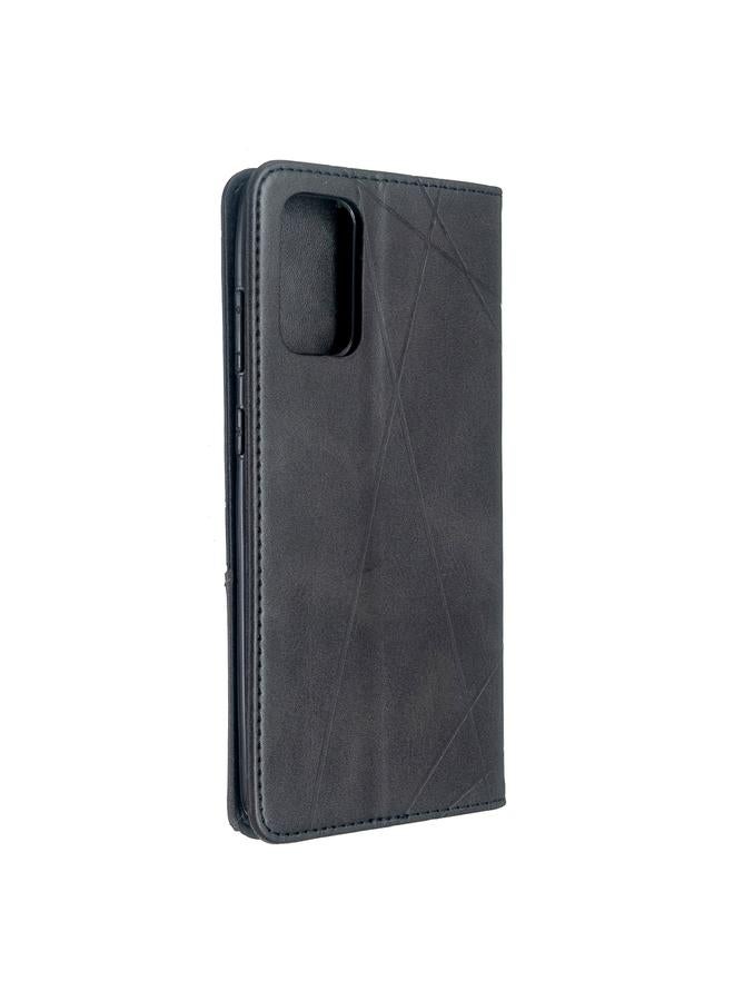 Zaboon Case For Galaxy S20+ Rhombus Texture Horizontal Flip Magnetic Leather Case with Holder & Card Slots - Image 3