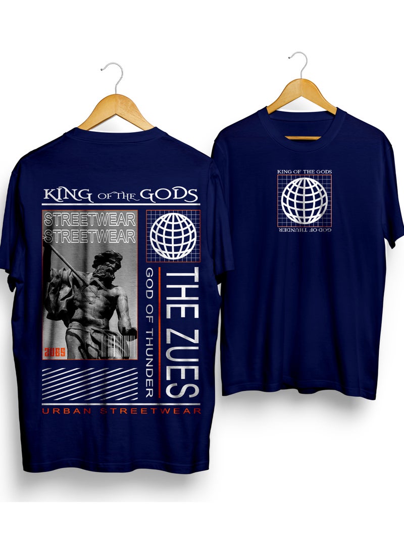 SHOP NEW ARRIVALS Zeus The King Of The Gods – Graphic T-Shirt - Motivational Quote Graphic Tee for Men Women Inspirational Success Mindset Gift Unisex Comfortable Cotton - Image 1