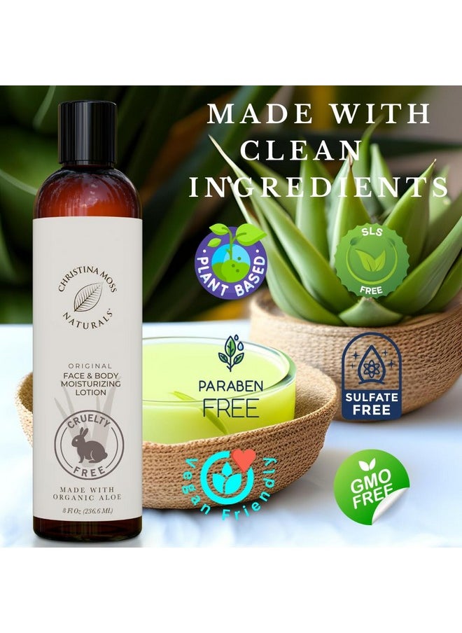 Christina Moss Naturals - Body Lotionlotion For Dry Skinbody Lotion For Womenwith Organic Ingredientshand Lotionbody Creamunscented Lotionfor Dry Sensitive Or Oily Skin No Harmful Chemicals Made In Usa - Image 1