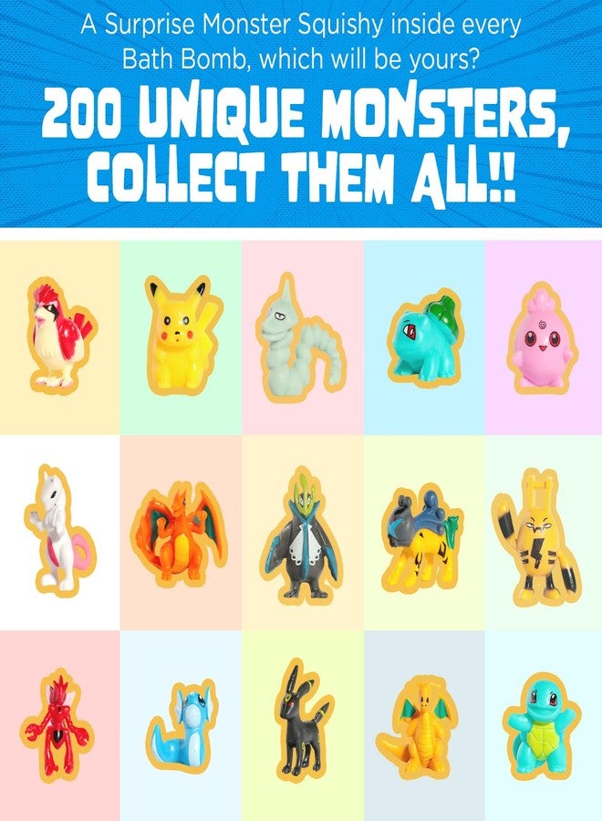Two Sisters Poke Monster Bath Bombs for Kids with Surprise Inside (6 Pack) - Large Bubble Bath Bomb for Boys & Girls - Fruity Scent, Skin-Safe, USA Made, Kids Easter Basket Stuffers and Gift by Two Sisters - Image 5