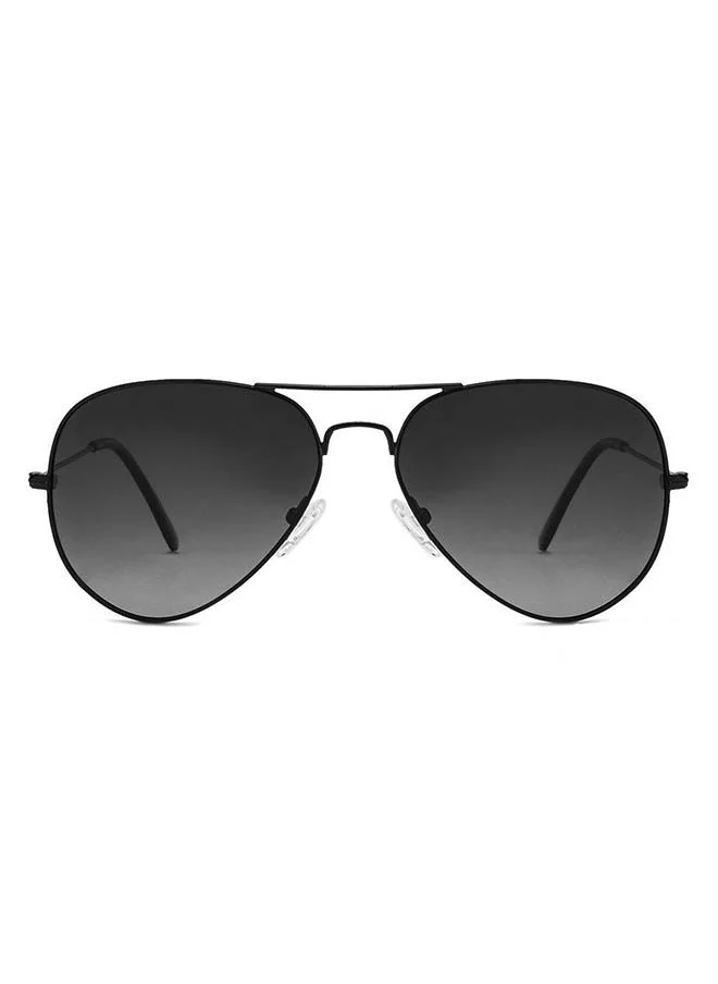 VINCENT CHASE Top Gun Full Rim Aviator Frame Polarized & UV Protected Sunglasses VC 5158/P - 57mm - Black