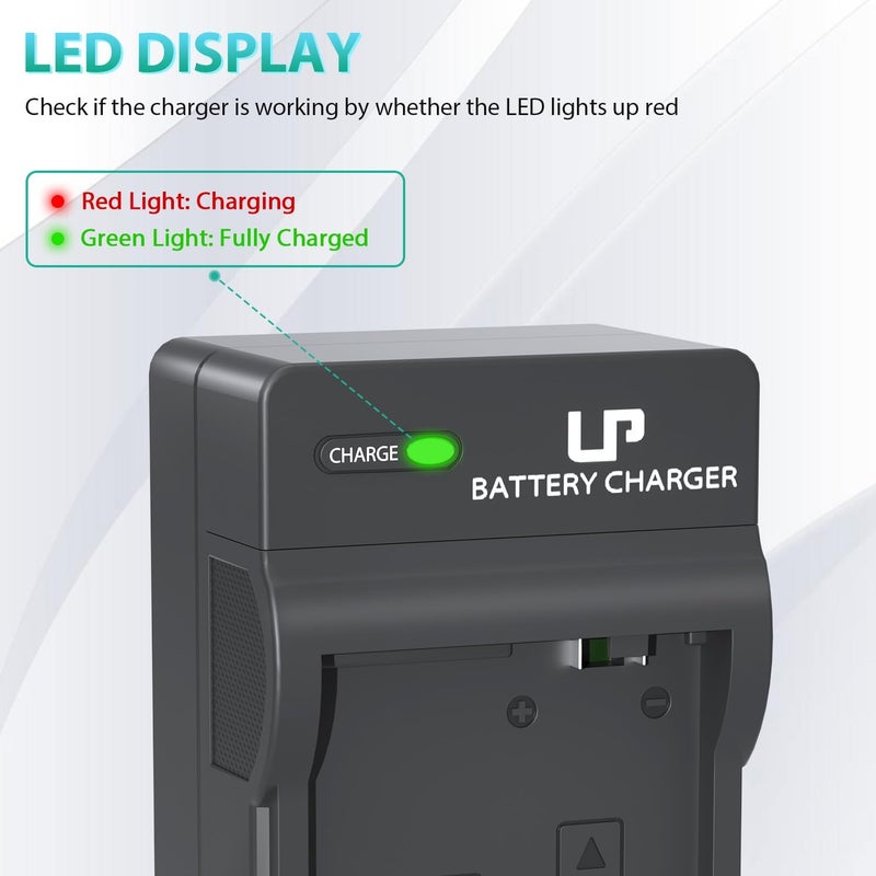 L & P -E8 Battery Charger, Charger Compatible with Canon EOS Rebel T2i, T3i, T4i, T5i, 550D, 600D, 650D, 700D, Kiss X4, X5, X6i, X7i Cameras & More (Not for T2 T3 T4 T5) - Image 4