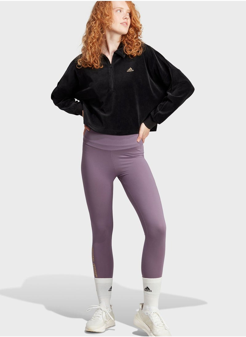 Adidas - Bluv Quarter-Zip Sweatshirt - Image 1