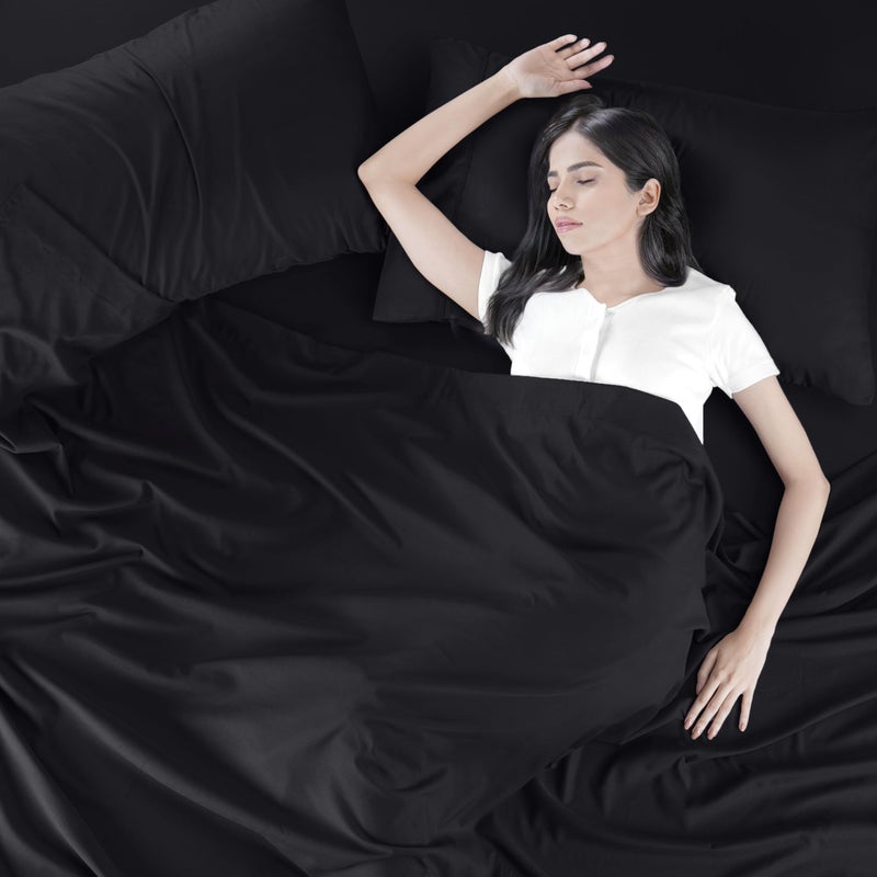 Utopia Bedding Twin Bed Sheets Set - 3 Piece Bedding - Brushed Microfiber - Shrinkage and Fade Resistant - Easy Care (Twin, Black) - Image 5