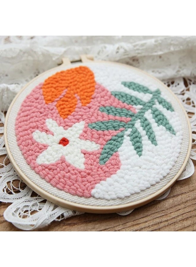 طقم تطريز بالإبرة المثقوبة DIY – تصميم زرافة كيوت للأعمال اليدوية وديكور الحائط - Image 2