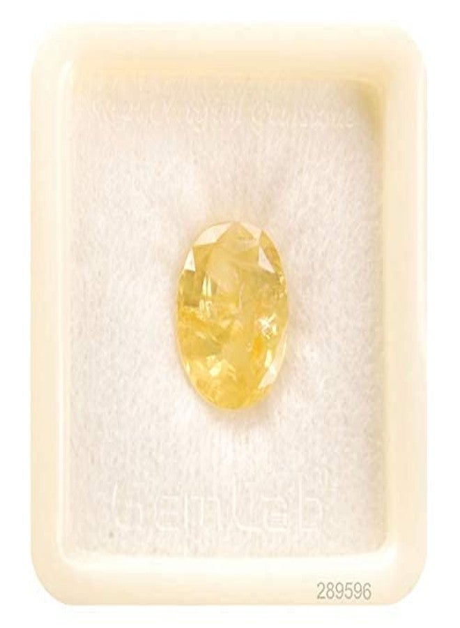 AYUSH GEMS Tone Original 7.42 قيراط / 8.25 RATTI حجر الياقوت الأصفر-Pukhraj - Image 1