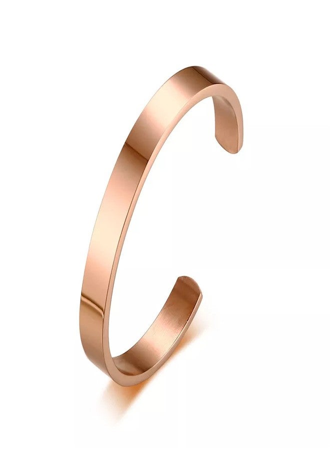 Thrillz Stylish Bracelets For Boys Mens Fashion Jewllery Stainless Steel Rose Gold Kada Bracelet For Men Boys Gift For Him Charm kada Birthday Gift - Image 1