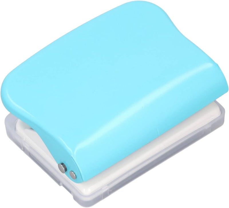 Portable Handheld Spiral Binder Machine for A4 A5 A6 A7 Paper Sizes, Light Blue, with Accurate Hole Punching and Custom Punching Feature - Image 3