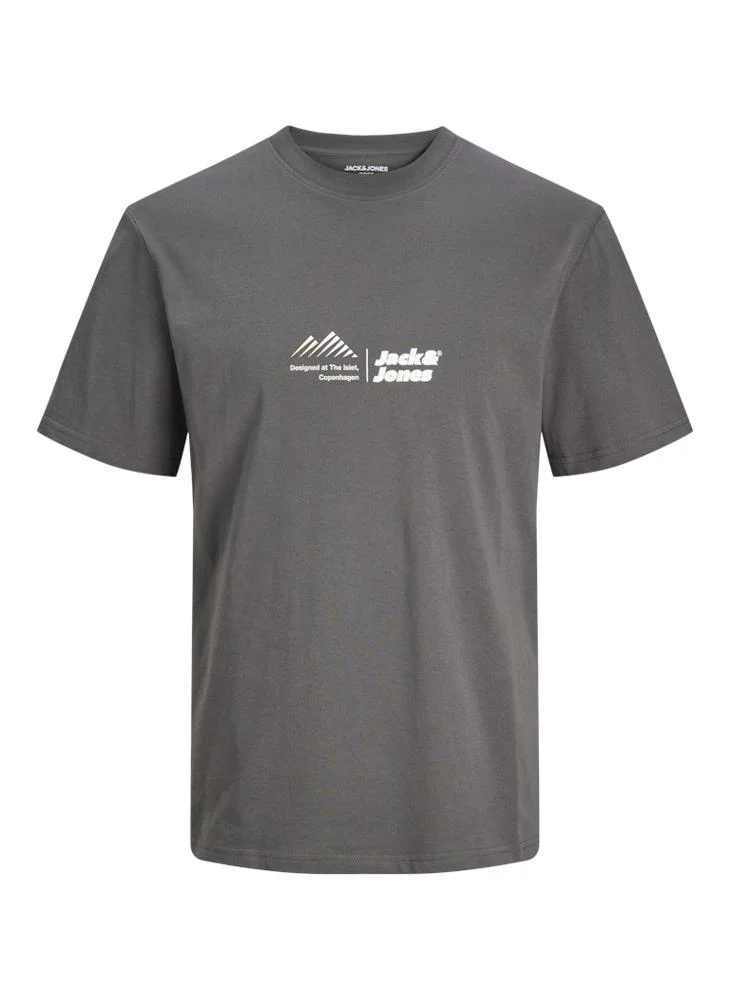 جاك اند جونز Logo Crew Neck T-Shirt