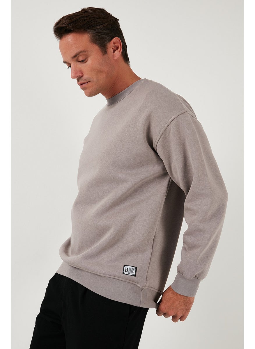 Buratti - Regular Fit Crew Neck Cotton Fuzzy Soft Lined Sweat Men's Sweat 5905255 - Image 1
