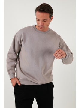 Buratti Regular Fit Crew Neck Cotton Fuzzy Soft Lined Sweat Men's Sweat 5905255  - Image 4