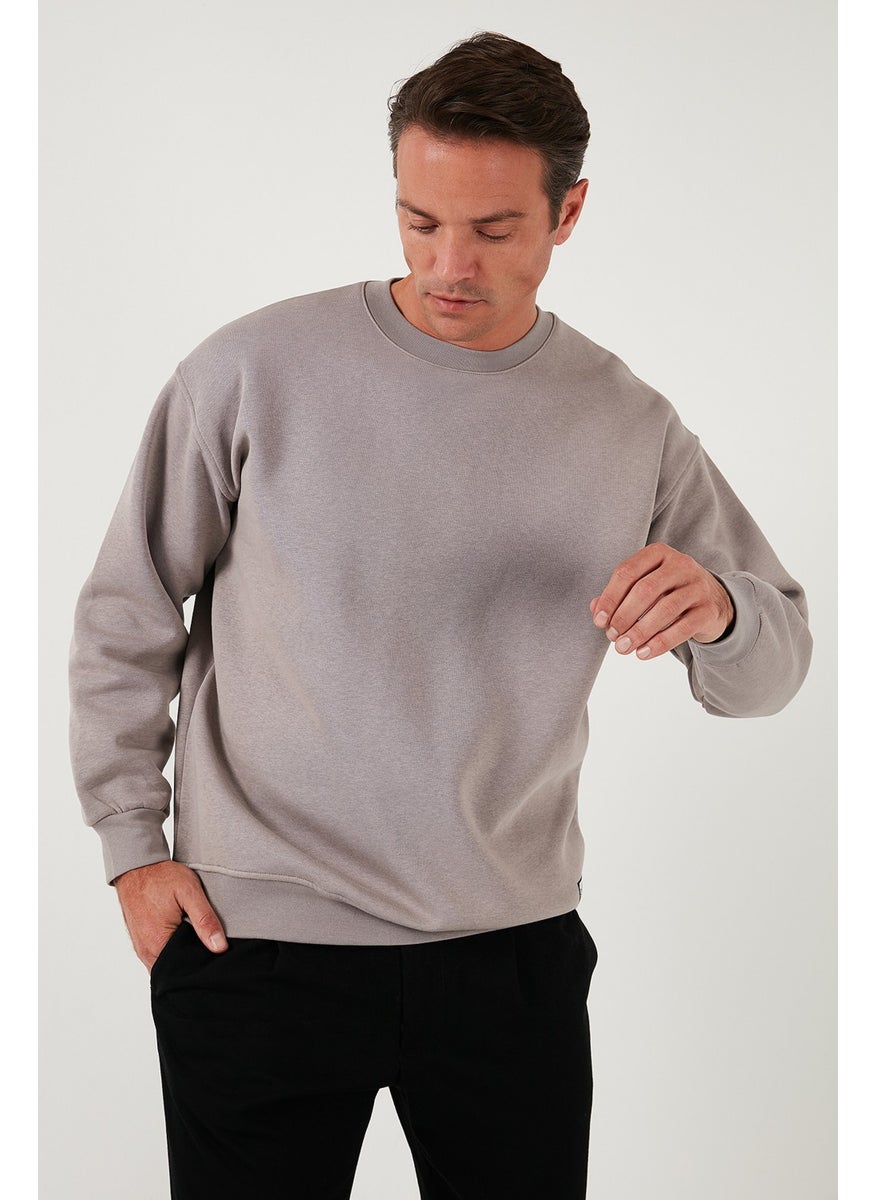 Buratti - Regular Fit Crew Neck Cotton Fuzzy Soft Lined Sweat Men's Sweat 5905255 - Image 1
