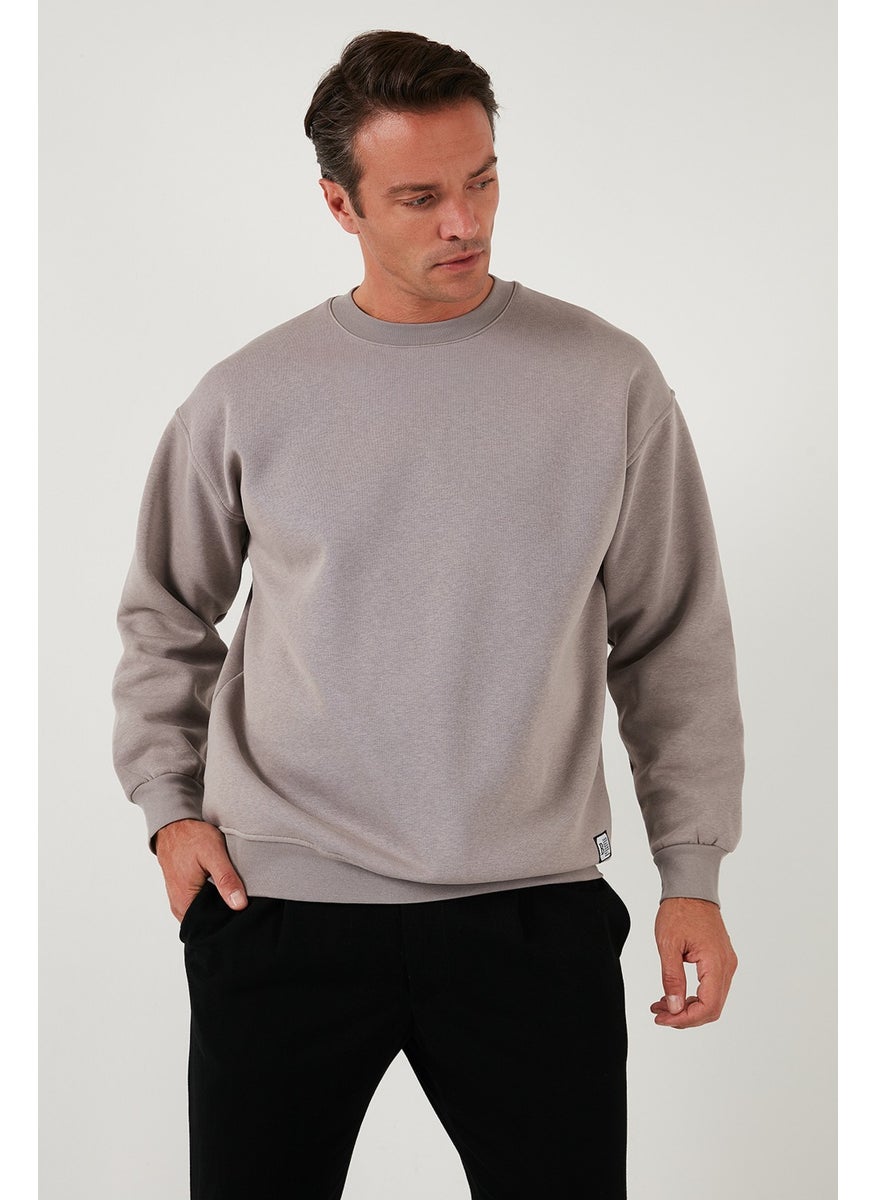 Buratti - Regular Fit Crew Neck Cotton Fuzzy Soft Lined Sweat Men's Sweat 5905255 - Image 1