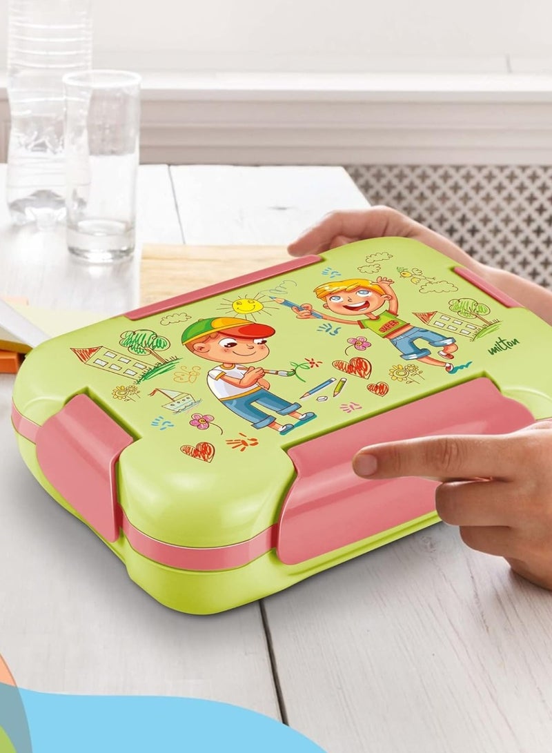 Milton More Meal Insulated Small Tiffin Box, 600 ml, with Inner Stainless Steel Container, - Image 3