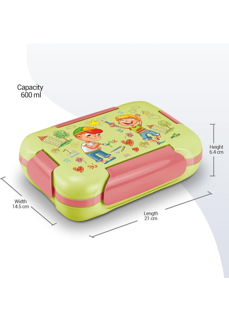 Milton More Meal Insulated Small Tiffin Box, 600 ml, with Inner Stainless Steel Container, - Image 4