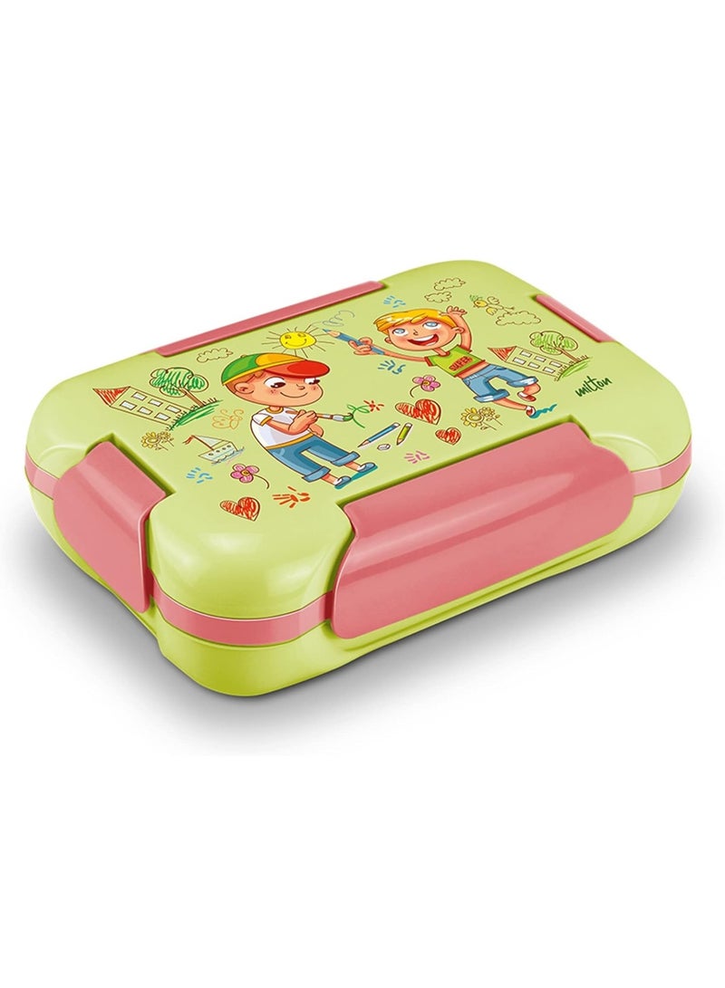 Milton More Meal Insulated Small Tiffin Box, 600 ml, with Inner Stainless Steel Container, - Image 1