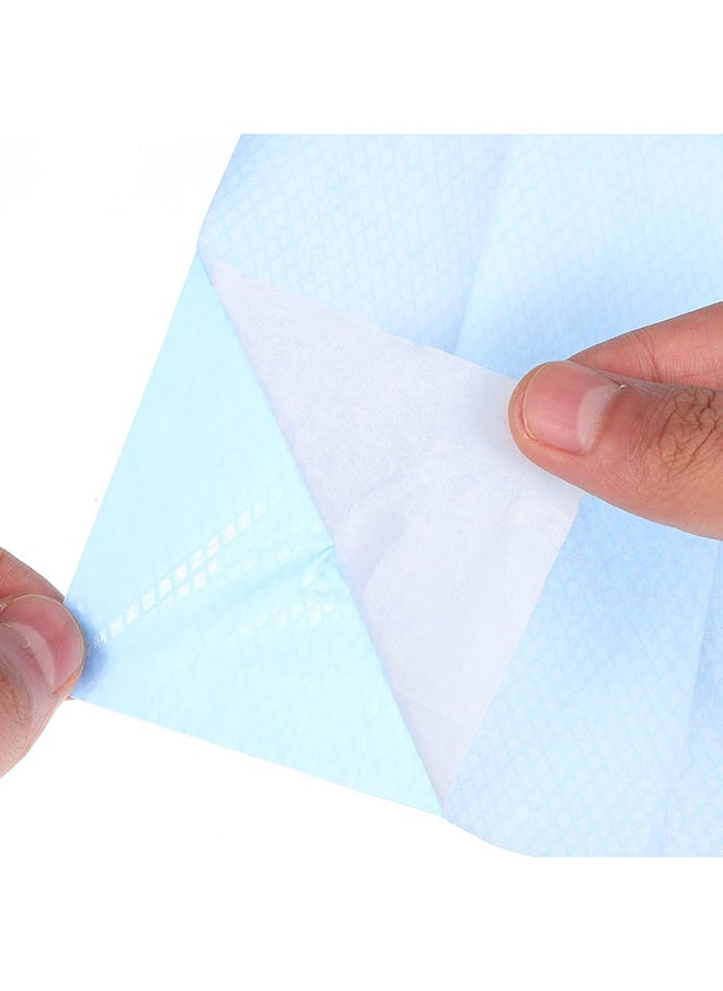 SKY-TOUCH - SKY-TOUCH 100pcs Disposable Toilet Seat Toilet Covers Disposable Toilet Seats Cushion Portable Toilet Disposable Planes for Kids Toilet Cushion Wood Pulp Paper Thicken Toddler Sheet,Blue,100 * 40cm - Image 1