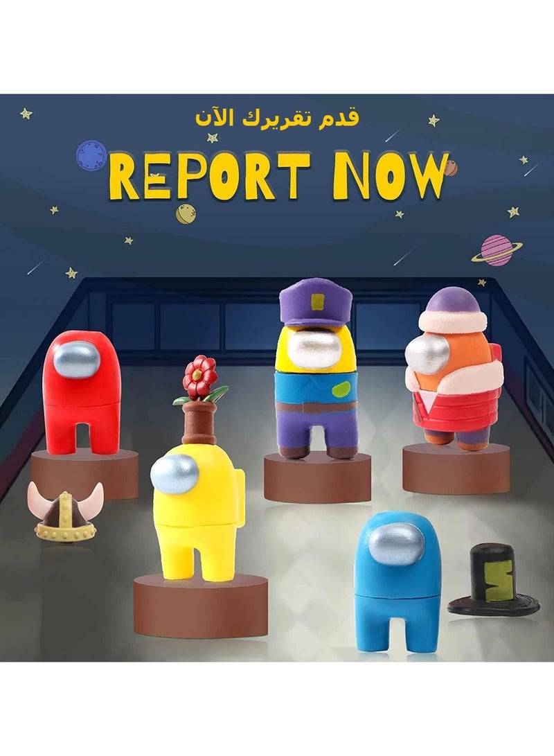 عام مجموعة لعب أدوار مكونة من 10 قطع، ألعاب صغيرة لشخصيات الأدوار، تحف طاولة، شخصيات “المتخفي”، ونماذج فضائيين للأطفال. - Image 4