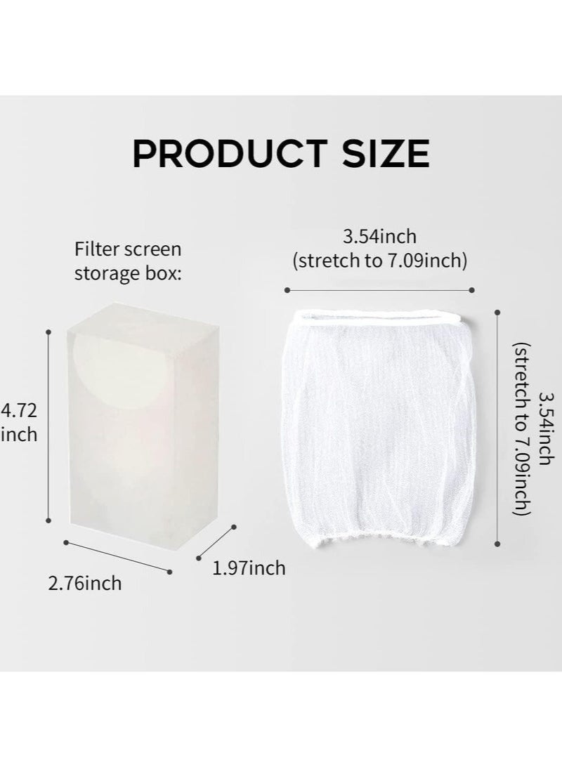 100 Pack Disposable Mesh Sink Strainer Bags Flexible Anti-Clogging Eco-Friendly Sink Filter Bags Fit All Drain Sizes for Kitchen Food Waste Collection - Image 5