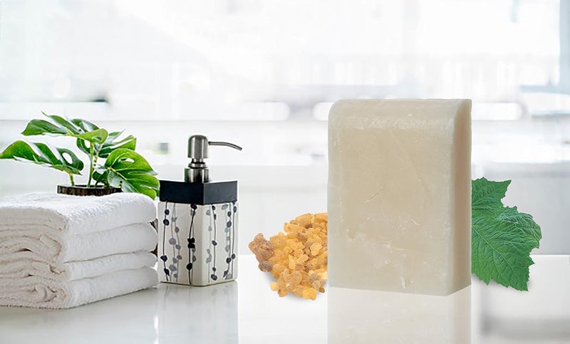 Sugandhim Patchouli Frankincense Rosemary Cedarwood Handmade Ayurvedic Soap95gmsPack of 2 - Image 2