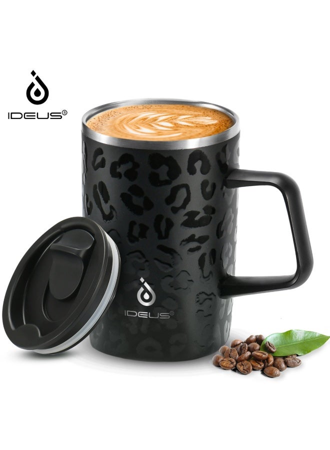 IDEUS 304 Stainless Steel Large Capacity Vacuum Insulated Lunch Box Portable 20oz/600ml Stewing Jar - Image 1