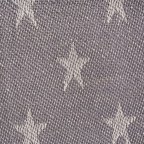 DII 4TH of July Patriotic Throw Blanket with Decorative Tassles, Use for Chair, Couch, Bed, Picnic, Camping, Beach, & Just Staying Cozy at Home (50 x 60), Star Gray - Image 2