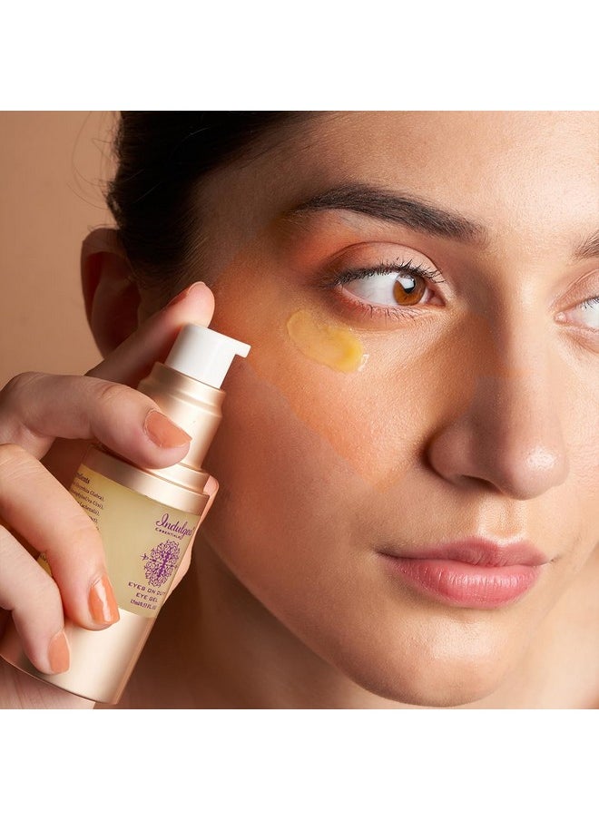 Indulgeo ESSENTIALS Organic Eyes On Duty - Eye Gel For Hydrates & Brighten Under Eyes, Reduces Puffiness, Dark Circles, Removal Of Wrinkles & Fine Lines For Women & Men - 15Ml  - Image 5
