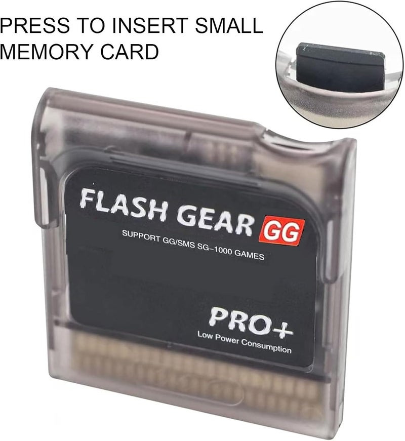 ciciglow Flash Memory Card, 600 in 1 Multi Game Flash Cartridge for GG Handheld Console, Game Gear Card with Built in 4GB Storage and Save Support - Image 3
