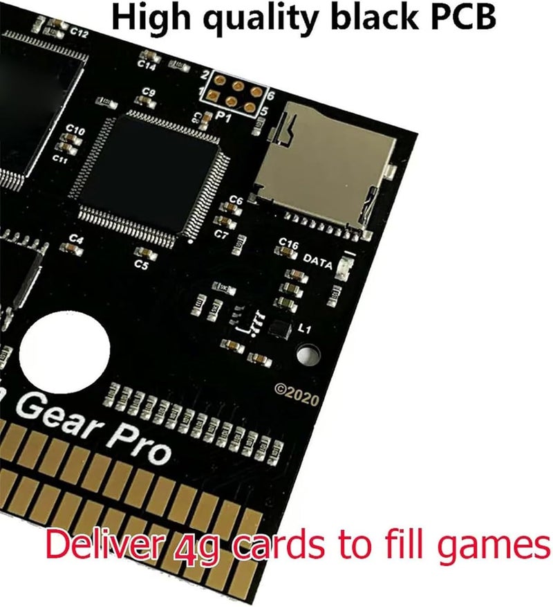 ciciglow Flash Memory Card, 600 in 1 Multi Game Flash Cartridge for GG Handheld Console, Game Gear Card with Built in 4GB Storage and Save Support - Image 4