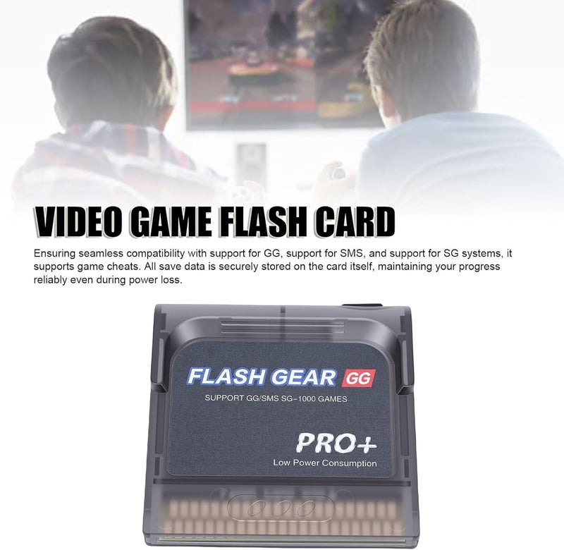ciciglow Flash Memory Card, 600 in 1 Multi Game Flash Cartridge for GG Handheld Console, Game Gear Card with Built in 4GB Storage and Save Support - Image 2