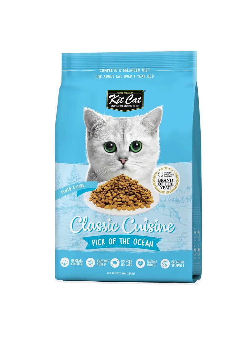 Kit Cat Pick Of The Ocean (Urinary Care) Dry Cat Food 1.20kg - Image 1