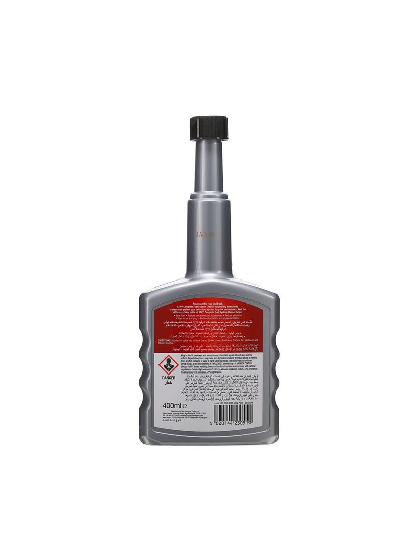 STP - Car Complete Fuel System Cleaner For Petrol 400ml Save Fuel Improves Engine Performance  STP Complete - Image 1