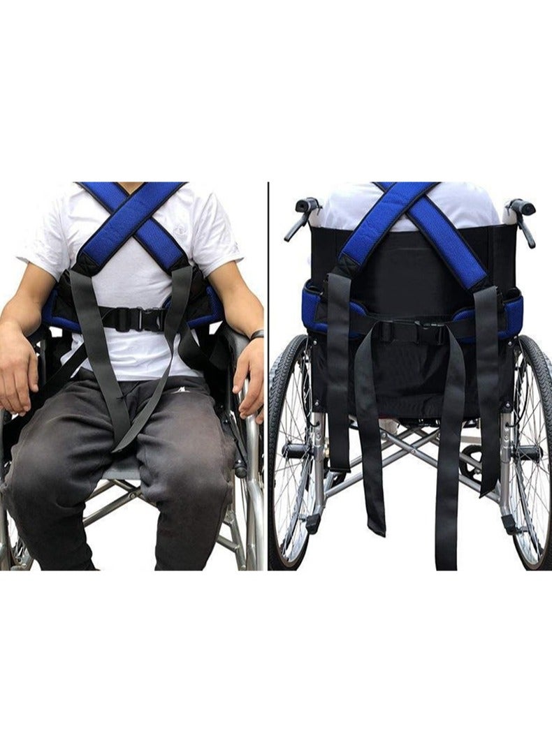 Wheelchair Safety Belt Torso Support Vest, Adjustable Whole Body Safety Belt to Prevent Tilting or Falling, Suitable for Wheelchair Restraint Belts for Patients, The Elderly and The Disabled - Image 4