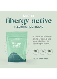 USANA Fibergy Active with Prebiotic Fiber for Gut Health – Non-GMO – Gluten Free – Low Glycemic – 336 Grams - 28 Servings  - Image 3