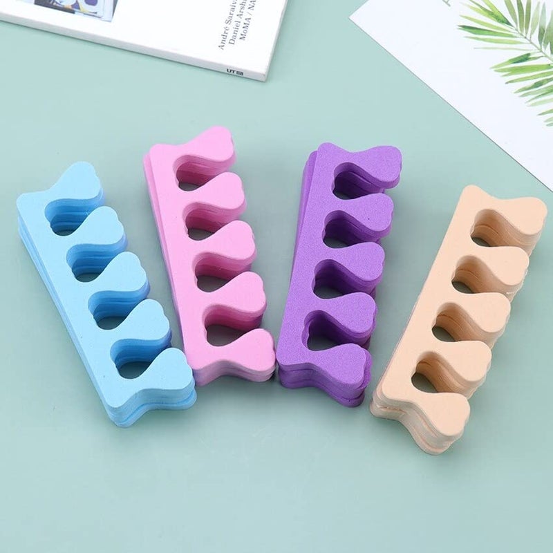 Sweetpea � Finger Toe Separator Soft Sponge Divider Nail Paint Protector Tool Set of 2, (4Pcs, Shape and colour as per available) - Image 1