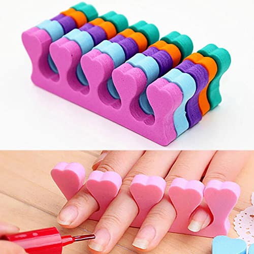 Sweetpea � Finger Toe Separator Soft Sponge Divider Nail Paint Protector Tool Set of 2, (4Pcs, Shape and colour as per available) - Image 5