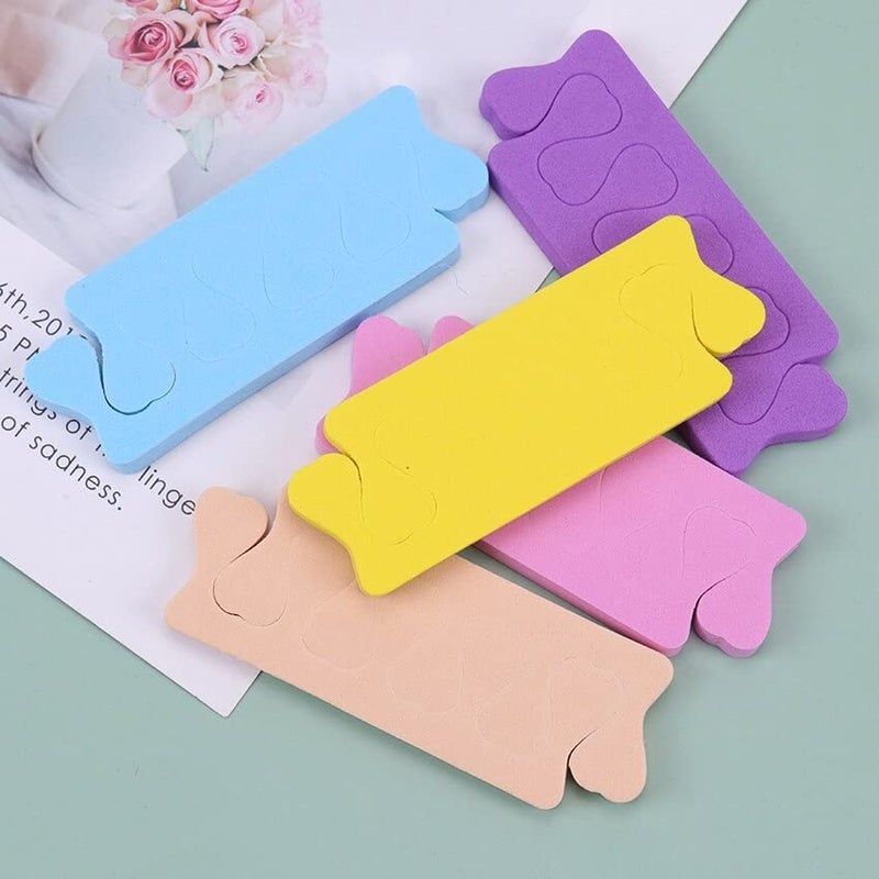 Sweetpea � Finger Toe Separator Soft Sponge Divider Nail Paint Protector Tool Set of 2, (4Pcs, Shape and colour as per available) - Image 2