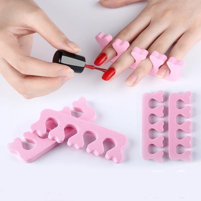 Sweetpea � Finger Toe Separator Soft Sponge Divider Nail Paint Protector Tool Set of 2, (4Pcs, Shape and colour as per available) - Image 4