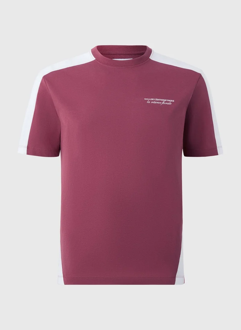 Matalan Burgundy Cut & Sew T-Shirt