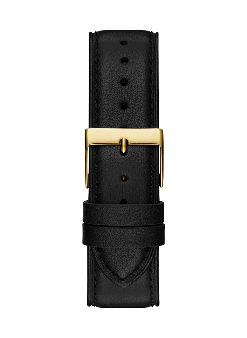 Men's Dex Analog Quartz Black Leather Watch GW0846G1 - 44mm
