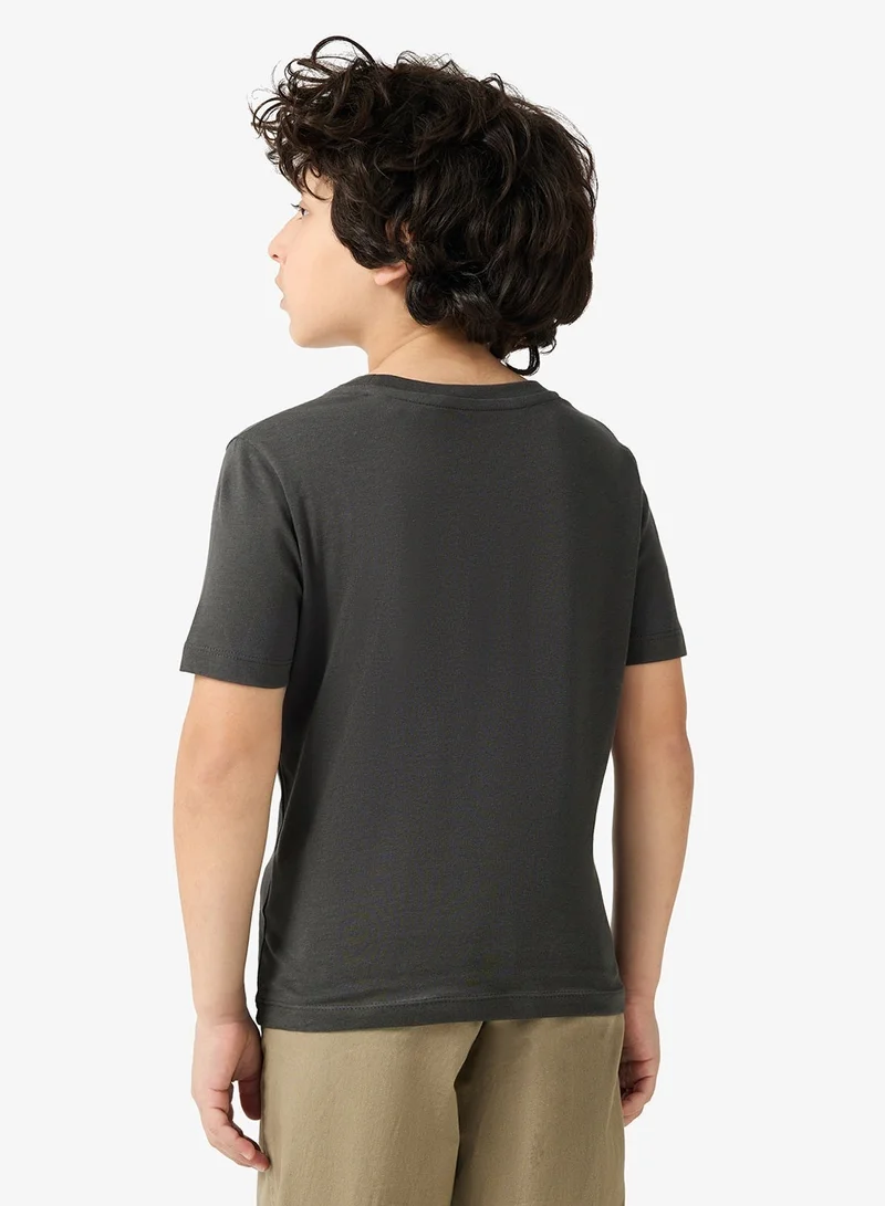 جاك وجونز جونيور تيشيرت شبابي برقبة دائرية برسومات