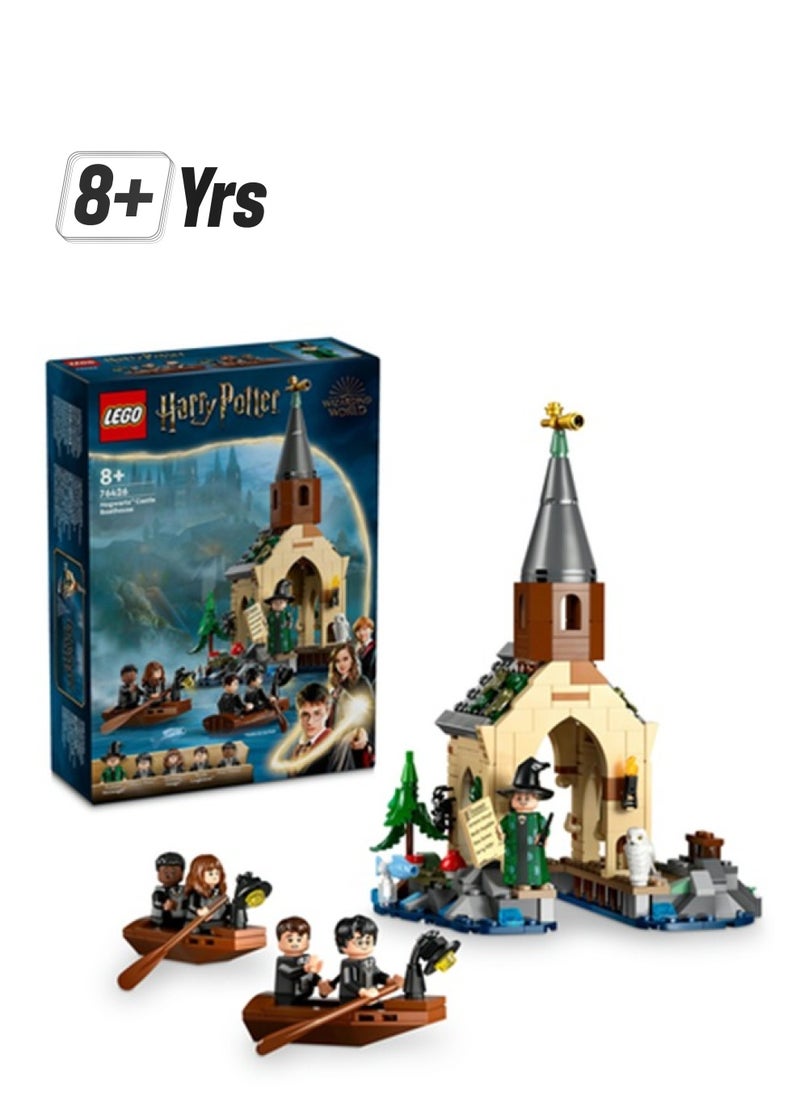 LEGO 76426 Harry Potter Hogwarts Castle Boathouse Set, Fantasy Toy For Kids, Includes 2 Buildable Boats And 5 Minifigures, Independent Play, Gift Idea For Girls, Boys And Any Fan Aged 8 Plus (350 Pieces)  - Image 1